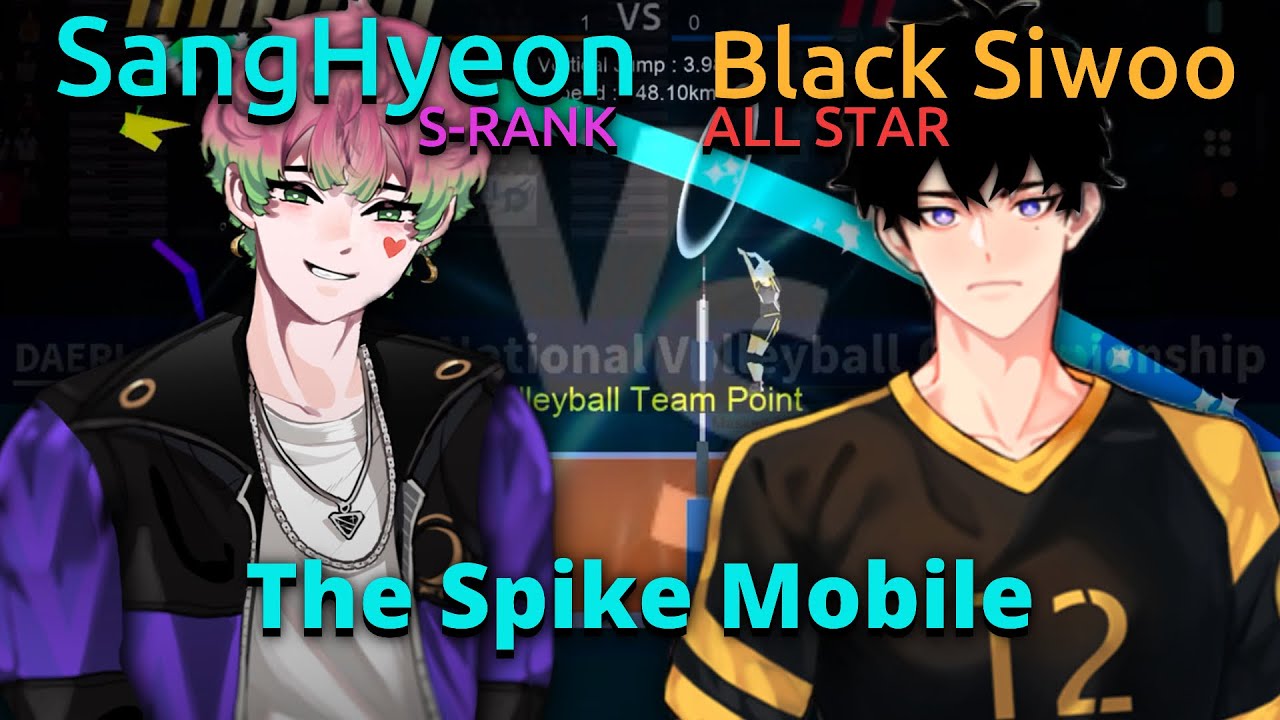 The Spike Volleyball 3x3 Sanghyeon Vs Black Siwoo Full Gameplay