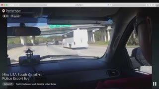 North Charleston police escort tactics questioned