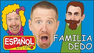 La Familia Dedo | Finger Family  | Aprender Steve and Maggie Español | Canciones Infantiles