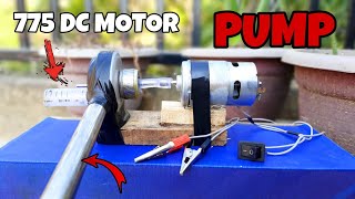 How to make water pump || 775dc motor water pump