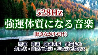 【強運体質になる音楽】 開運、強運、願望実現、邪気払い、免疫力・自然治癒力・生命力上昇