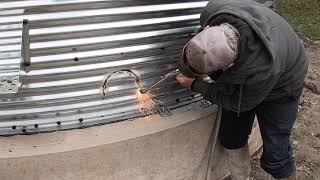 Brock 18ft Grain Bin Installation Part 3