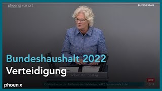 Bundestagsdebatte zum Haushalt für Verteidigung am 31.05.22