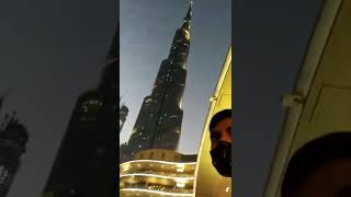 Night View of Burj Khalifa || #burjkhalifa #dubai