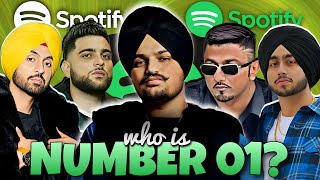 Top 10 Punjabi Singer on Spotify? Ft. Sidhu Moose Wala Karan Aujla Diljit Dosanjh