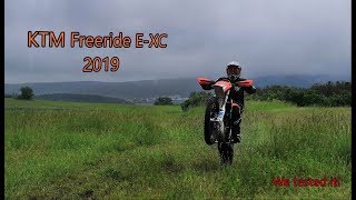 Testing the ELECTRIC BEAST | KTM Freeride E-XC 2019