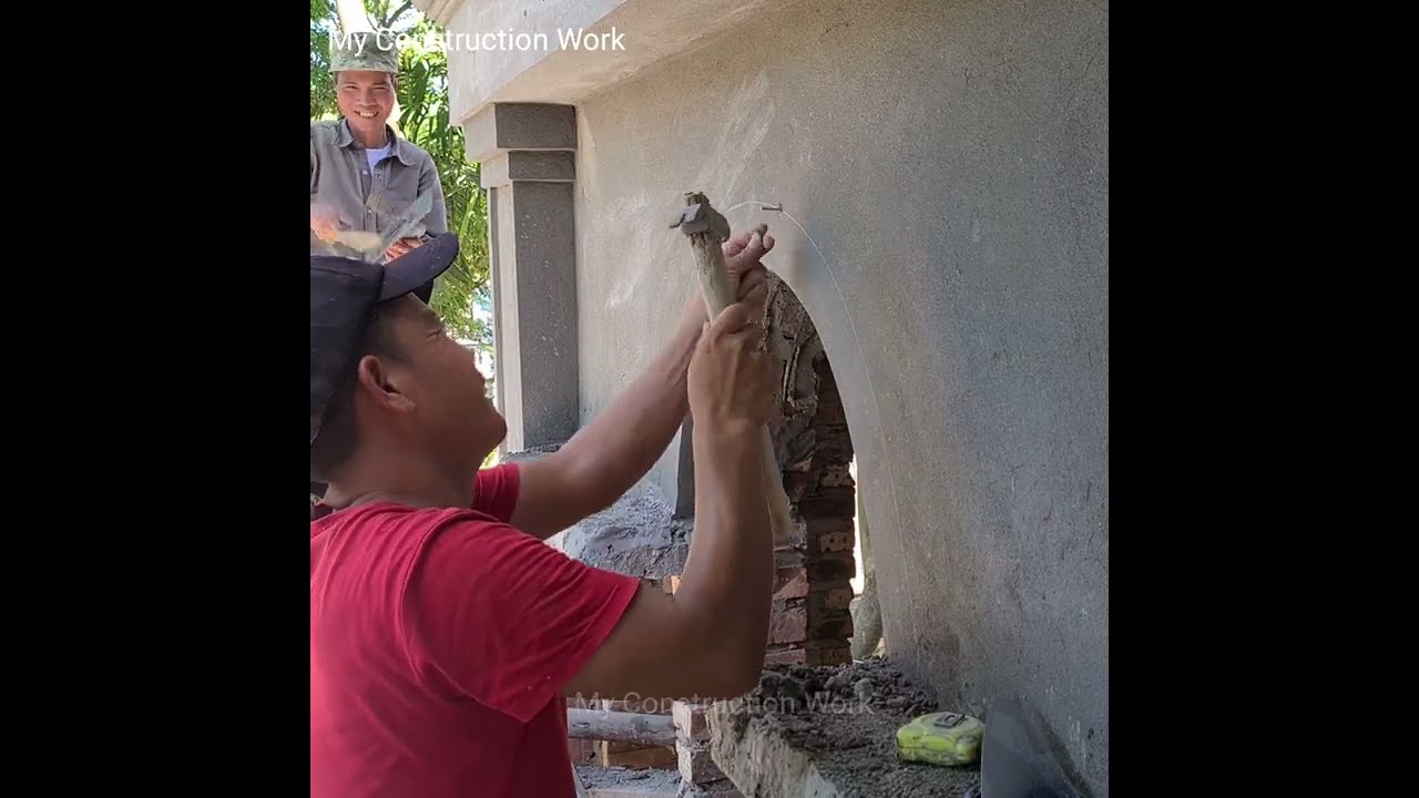 Tips to Build Effectively with Iron Nails - Amazing Construction Skills of Construction Work 69