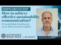 How to achieve effective sustainability communication - Clothing and Fashion Industry