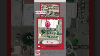 Historic Chinatown in Red Bluff Before/After