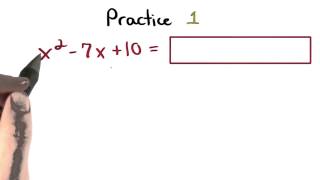 Factoring Practice 1 - Visualizing Algebra