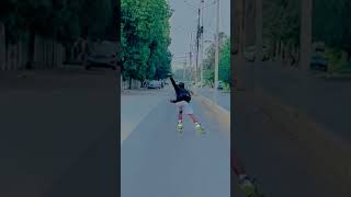 Speed SkAting On thE WaY🔥👀 #freestyle #sameerskater #shorts #indianskater #inline #2022 #skater