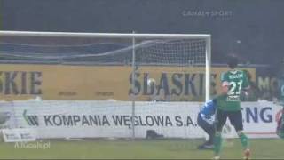 Górnik Zabrze vs Legia Warszawa gol na 1:0-Nakoulma | 19.02.2012