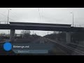 im ice 4 quer durch ostdeutschland 4k führerstandsmitfahrt berlin südkreuz halle leipzig hbf