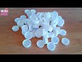 How to reuse waste plastic bottle Cap | Art and Craft idea Bottle reuse |mimaeasyartdesign #Shorts