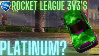 A WINNING STREAK FOR PLATINUM IN COMP 3V3'S | ROCKET LEAGUE