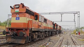 Pune Twin WDG3A Diesel Locomotive | Alco Train Engine | Train Videos Indian Railways #wdg3a