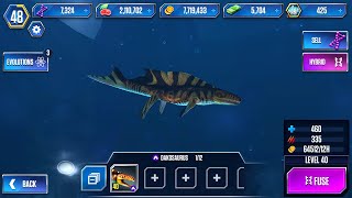 DAKOSAURUS MAX LEVEL 40 - Jurassic World The Game - (iOS, Android) Gameplay