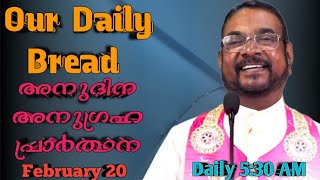 𝐅𝐞𝐛𝐫𝐮𝐚𝐫𝐲 𝟐𝟏 അനുദിന അനുഗ്രഹ പ്രാർത്ഥന|#ourdailybread ☦️|𝐁𝐢𝐛𝐥𝐞 𝐆𝐨𝐬𝐩𝐞𝐥𝐬📖  #kreupasanamudampadiprarthana