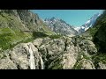 shdugra waterfall ushba mountain svaneti