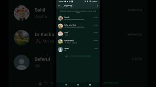 How to Remove Archived Box from Top of WhatsApp (New Update) #shortsvideo #shortvideo