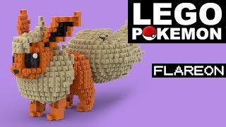 FLAREON Lego Pokemon (Evolution video)