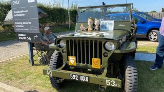 WW2 1942 FORD GPW JEEP WITH A GREAT COLLECTION OF ORIGINAL WW2 WEAPONS!