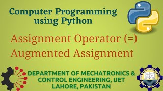 [Python Programming Basics to Advanced]: Assignment Operator | Lab 02 P-2
