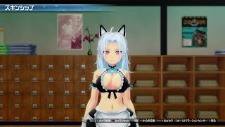 PS4 閃乱カグラPBS氷王の雪泉セクシーメイドスキンシップでこ～んな感じ