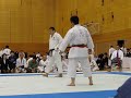 2008　jka　熟錬者 masters 　40 44歳男子組手決勝　age 40 44 male kumite final 1