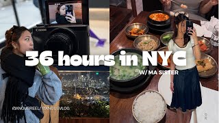 Spend 36 hours in NYC with me and ma Sister