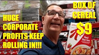 INSANE HIGH FOOD PRICES BRING HUGE CORPORATE PROFITS!!! GROCERY PRICES REMAIN INFLATED!!! Food Vlog