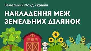 Накладення меж земельних ділянок//ЗФУ