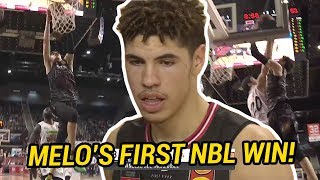 LaMelo Ball Battles With Top Australian PG Scotty Machado! Comes Up CLUTCH In First NBL DUB 💰