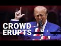 Trump given rockstar reception at Madison Square Garden as thousands pack streets for MAGA rally