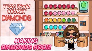 🤩🤩  I CANNOT BELIEVE IT! DIAMOND ROOM! | Secret Diamons IN TOCA World | 😍 | 토카월드 다이아몬드 시크릿!