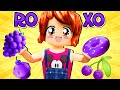 COMIDAS DE UMA COR SÓ no ROBLOX (Eat Same Color Food Challenge)