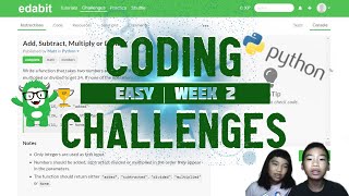 Learn to Code Python | Coding Challenges in Easy Week 2