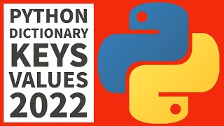 Python For Beginners Dictionary Keys & Values Example Program Tutorial 2022