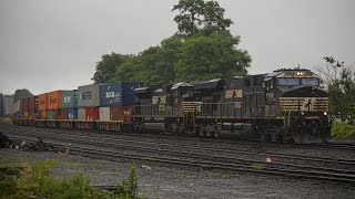 A Short Intermodal Train At Hershey PA