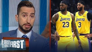 LeBron, Lakers had a poor showing in loss to Clippers - Nick Wright | NBA | FIRST THINGS FIRST