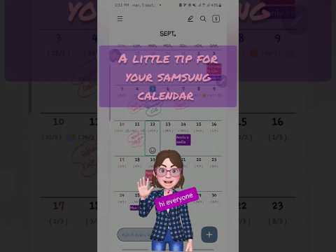 usa este pequeño consejo en tu calendario samsung #para ti #s23ultra #s22ultra #calendario #productividad