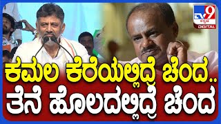 DkShivakumar on BJP-JDS: ದಳಪತಿಗಳ ಕೋಟೆಲಿ ನಿಂತು BJP-JDSಗೆ ಡಿಕೆ ಡಿಚ್ಚಿ | #TV9D