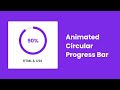 How to make Circular Progress Bar in HTML CSS & JavaScript | Skills Bar