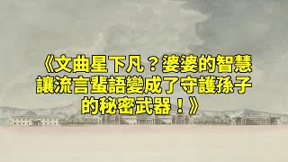 《文曲星下凡？婆婆的智慧讓流言蜚語變成了守護孫子的秘密武器！》