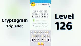 Cryptogram Tripledo Level 126 Solutions 🧩 | Logic Puzzle Game | Mini Boss