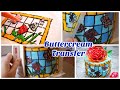 Buttercream transfer - how to make a large buttercream transfer