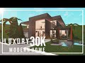 BLOXBURG | Luxury 30k modern home | Family roleplay home | No large plot | Modern mansion | ROBLOX