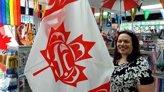 Canadian Native flag sales soar at Vancouver shop