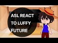 ASL REACT TO FUTURE LUFFY || ONE PIECE REACT 1/1 || Cuu’Z