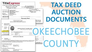 Okeechobee County - Locate all Info and Documents for Tax Deed Auction Excess Proceeds Claims